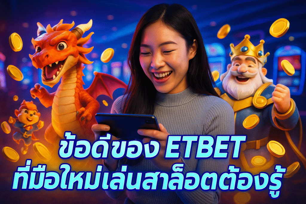 ข้อดีของ ETBET ที่มือใหม่เล่นสล็อตต้องรู้