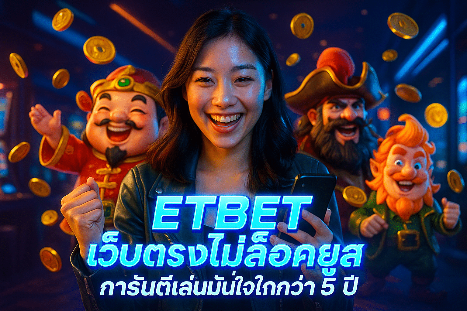 ETBET เว็บตรงไม่ล็อคยูส การันตีเล่นมั่นใจกว่า 5 ปี