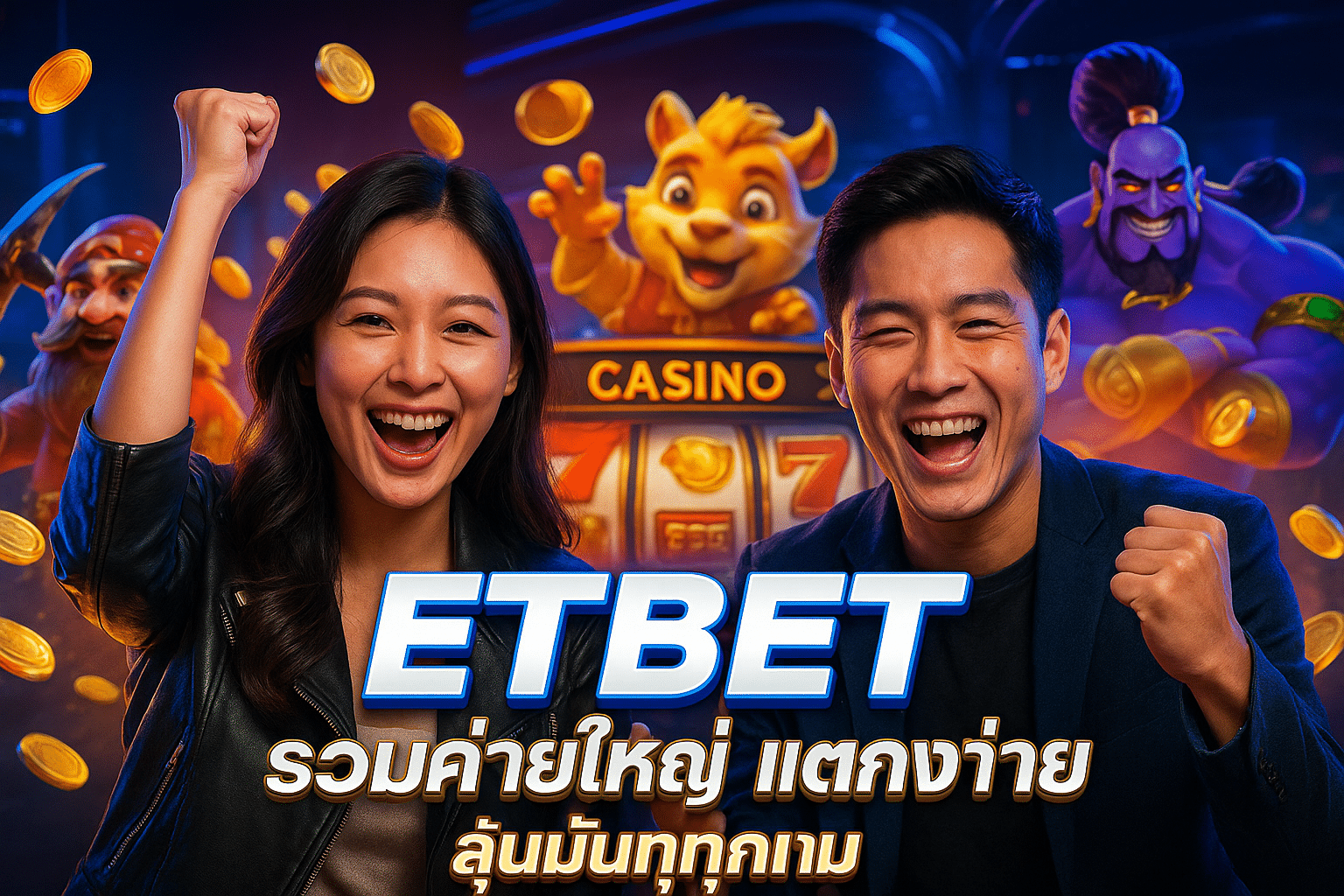 ETBET รวมค่ายใหญ่ แตกง่าย ลุ้นมันทุกเกม