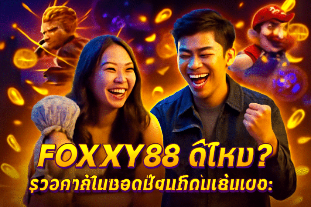 FOXXY88 ดีไหม? รีวิวคาสิโนยอดนิยมที่คนเล่นเยอะ